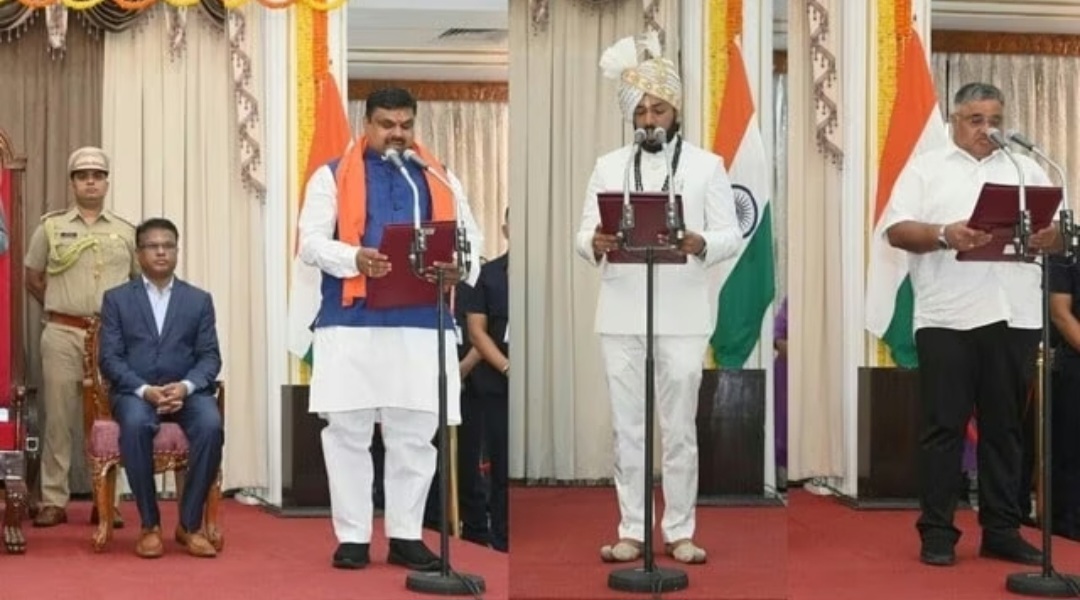 छत्तीसगढ़ में मंत्रिमंडल का हुआ विस्तार, 3 विधायकों ने ली मंत्री पद की शपथ